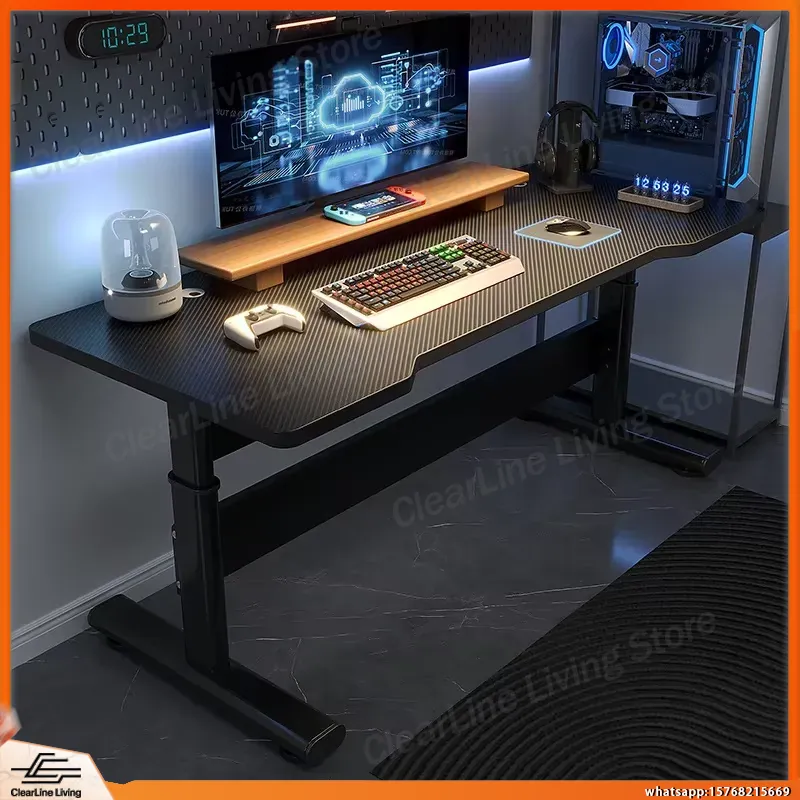 Esports Gaming Setup - مكتب ألعاب كهربائي قابل لتعديل الارتفاع