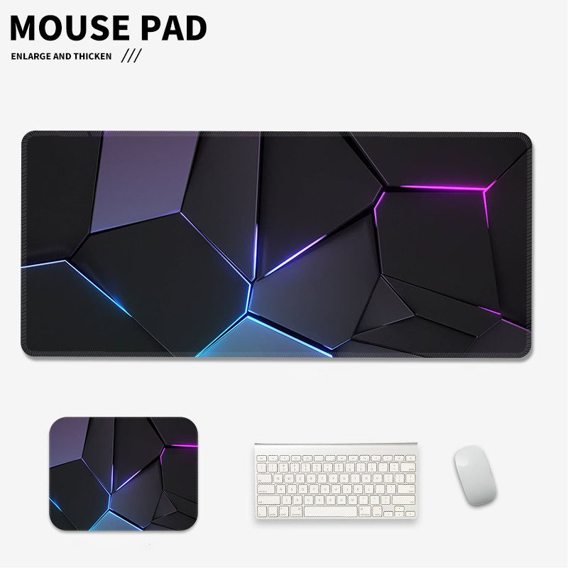 Esports Gaming Setup - لوحة ماوس ألعاب كبيرة بتصميم هندسي
