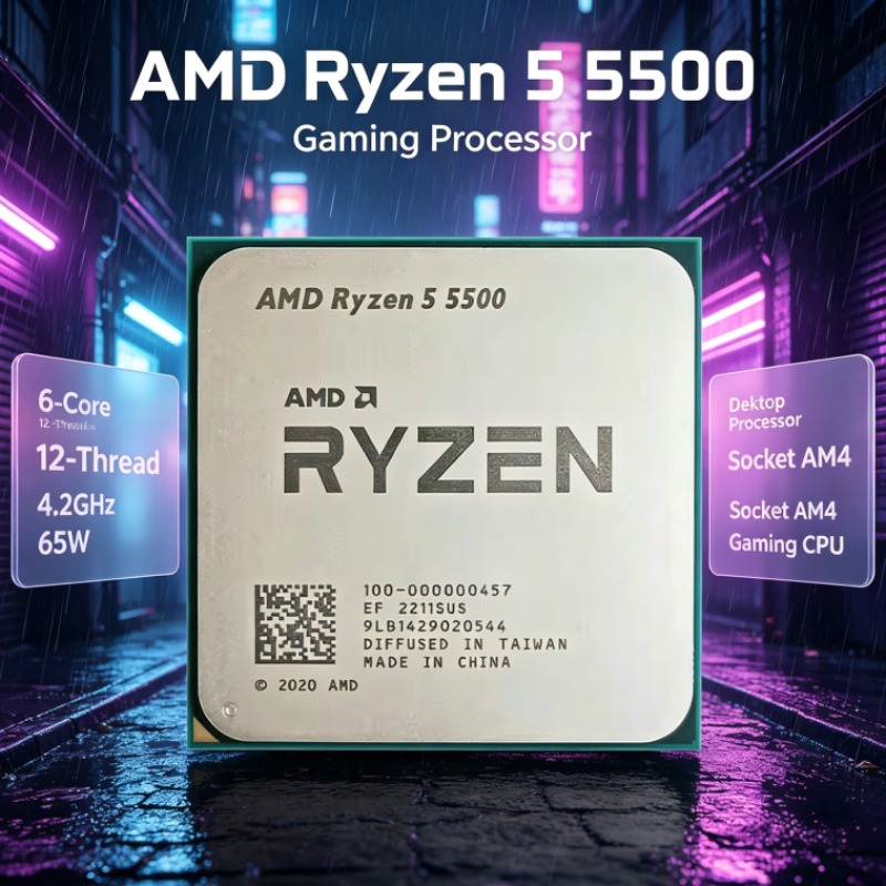 معالج AMD Ryzen 5 5500 AM4 للك - مراجعة Amd Cpu Ryzen 5 وسعره