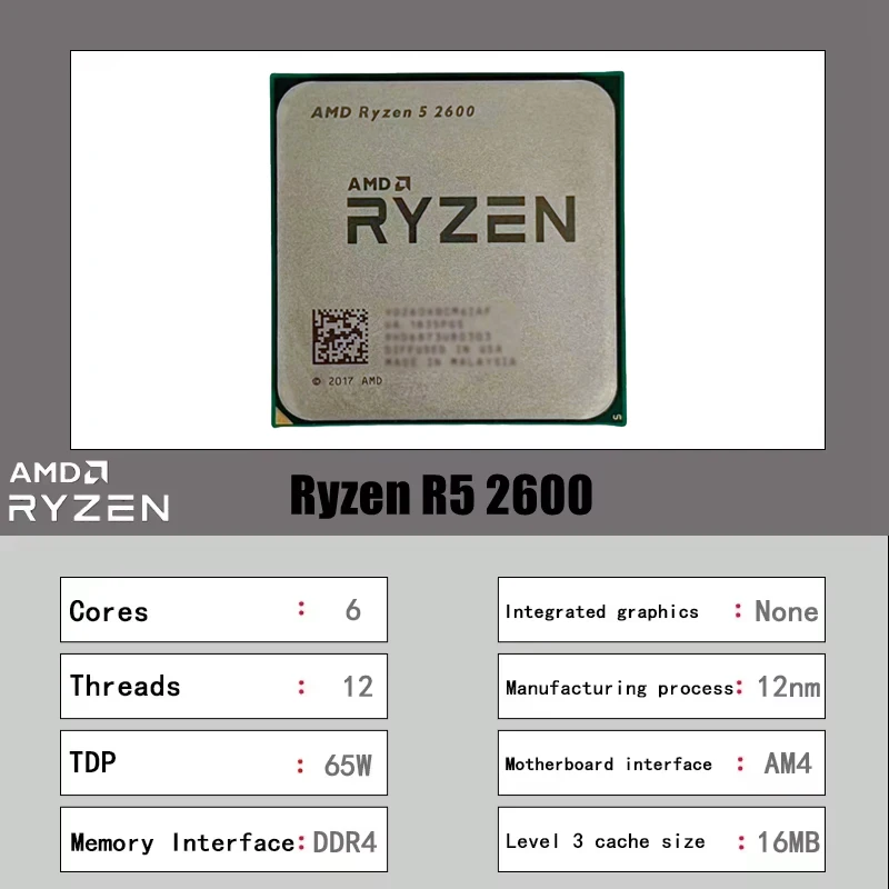 معالج AMD Ryzen 5 R5 2600 بسرع - مراجعة Amd Cpu Ryzen 5 وسعره