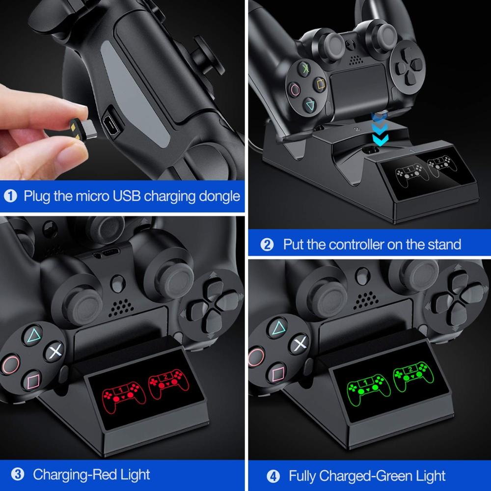 قاعدة شحن شاحن وحدة تحكم PS4 م - مراجعة Esports Gaming Station وسعره