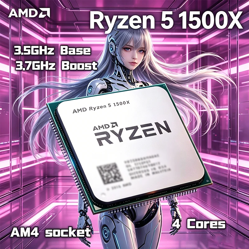 معالج AMD Ryzen 5 1500X رباعي  - مراجعة Amd Cpu Ryzen 5 وسعره