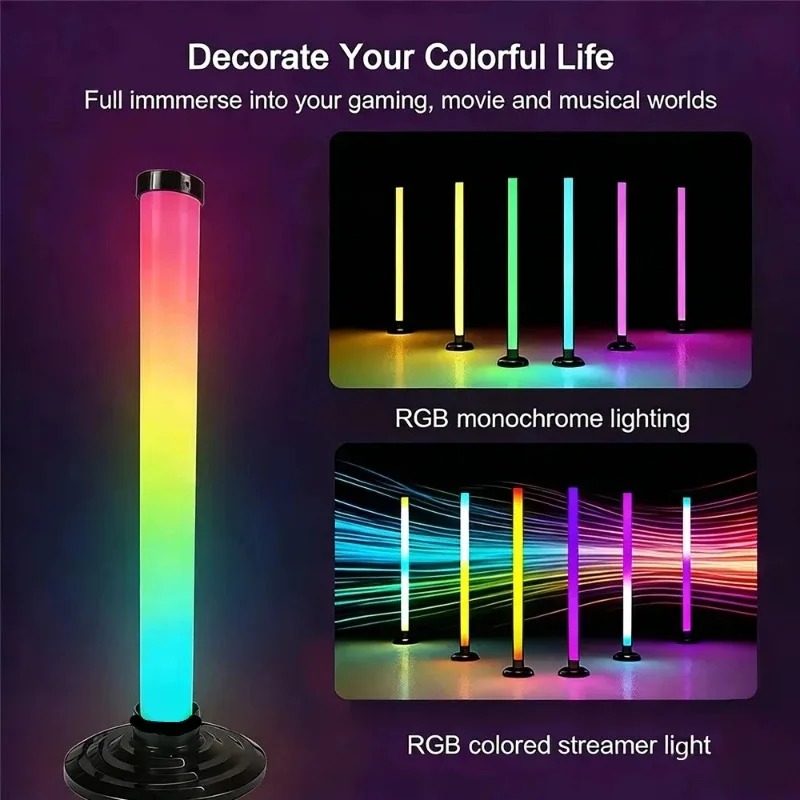 قطعتان من مصباح أرضي RGB بطول  - مراجعة Esports Gaming Setup وسعره